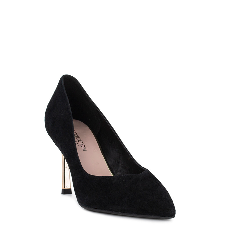 Black Suede Stilettos TJ COLLECTION